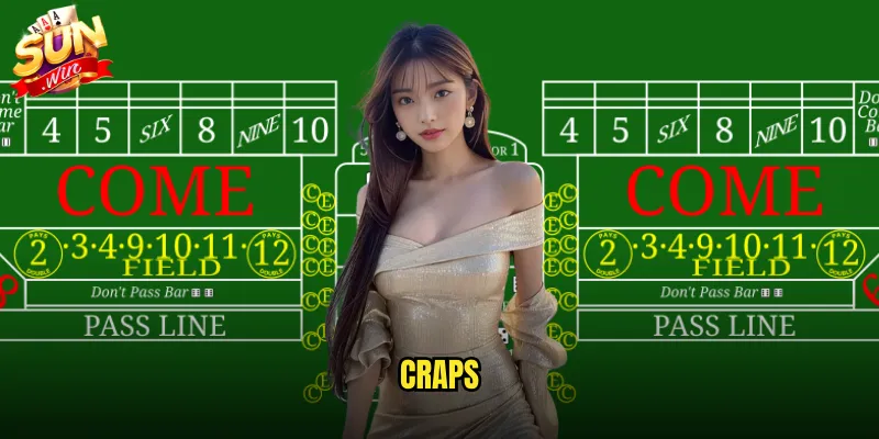 Craps sunwin game xúc xắc phương Tây đầy kịch tính 1 craps